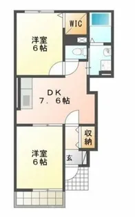フレシール天伯 A棟【103号室】の間取り