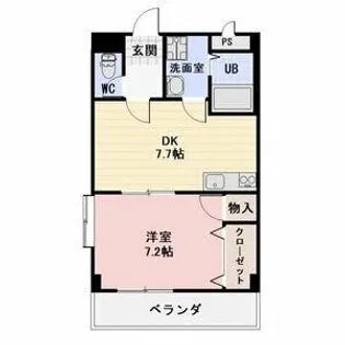 Limpiaチトセ【3階】の間取り