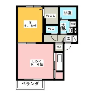 プレジール須田【1階】の間取り