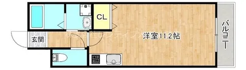 メゾンシャーマントアイ【4階】の間取り