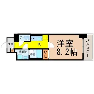 ウィステリアフロリバンダ【9階】の間取り
