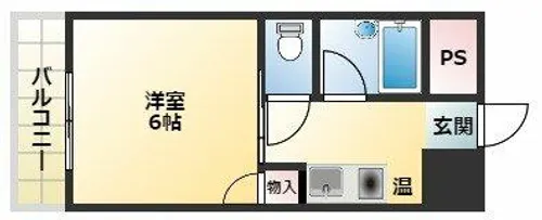 キンキ加美ハイツ【5階】の間取り