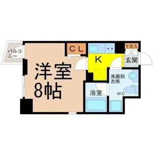 アクアヒルズ【4階】の間取り