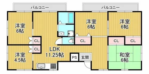 新緑のショコラティエ【1階】の間取り