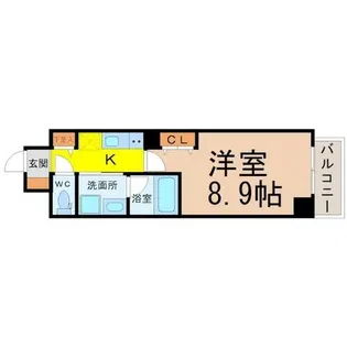 ロイヤルスクエア徳川【6階】の間取り