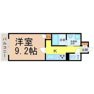 スタジオスクエア大須【9階】の間取り