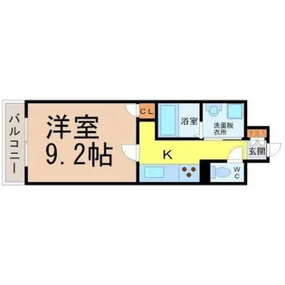 スタジオスクエア大須【9階】の間取り