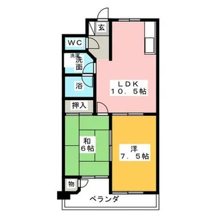 カーサ一社【3階】の間取り