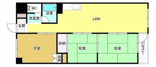 シーフィールドコーポ松原【4階】の間取り