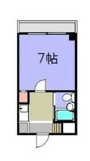 HOUMI北条口【302号室】の間取り