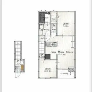 AFC RESIDENCE 豊川伊奈【2階】の間取り