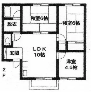 キャスティ・イダ【B103号室】の間取り