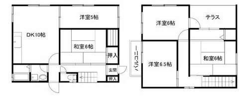 兵庫県姫路市御立西5丁目【一戸建】の間取り