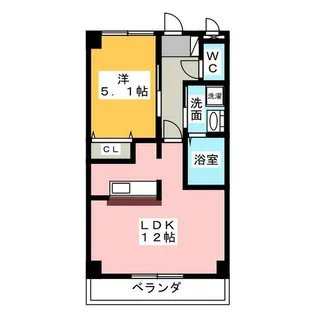 エクシードJINⅡ【3階】の間取り