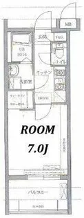 サヴォイグランデウォーターサイド【13階】の間取り