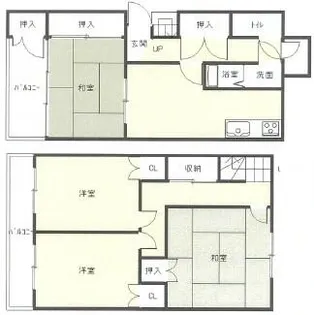 プラザエム【25号室】の間取り