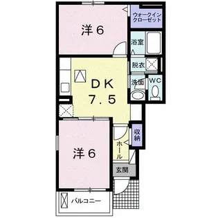 メゾン ド セイラン Ⅰ【1階】の間取り
