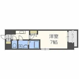 エスリード大阪城公園【9階】の間取り