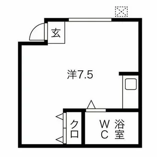 グローバルレジデンス【2階】の間取り