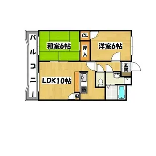 福岡県春日市昇町3丁目【マンション】の間取り