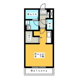 AN HAMATOMI【1階】の間取り