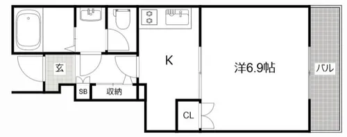 兵庫県姫路市広畑区北河原町【アパート】の間取り