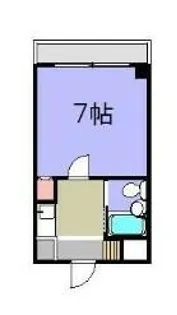 HOUMI北条口【303号室】の間取り