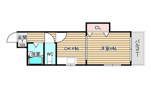 アミ前田【3階】の間取り