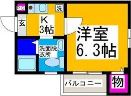 メープルコート【2階】の間取り