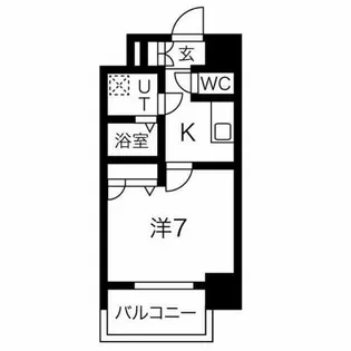 エスリード大須観音プリモ【6階】の間取り