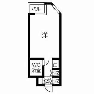 リュウパレス【4階】の間取り
