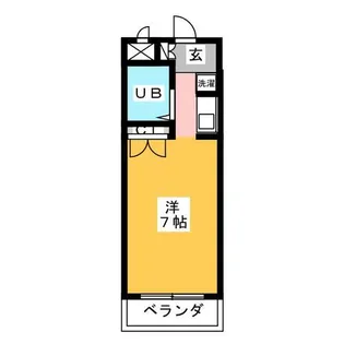 グランデ島田橋【4階】の間取り