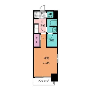 ライブコート泉【11階】の間取り