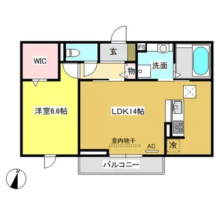 サンコート三谷【1階】の間取り
