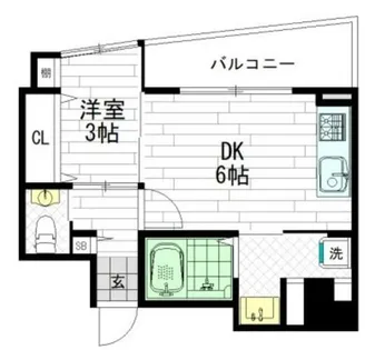 フォートレスコート【4階】の間取り