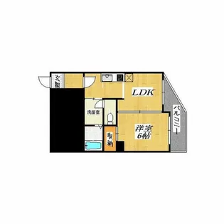 タウンハイツ加美駅前【4階】の間取り