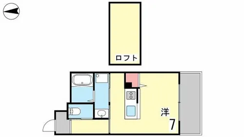 ARKtamatani【404号室】の間取り