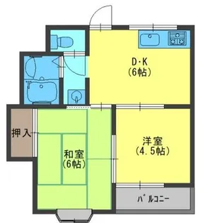 WESTヒルズ神田【2階】の間取り