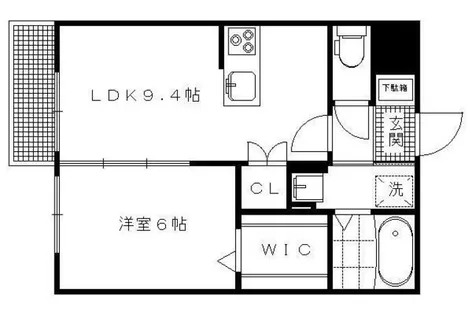 ニルヴァーナ小森【1階】の間取り