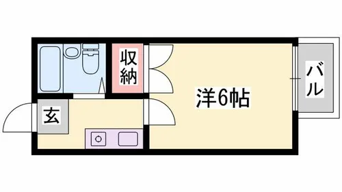 ノーブル青山Ⅰ【203号室】の間取り