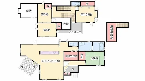 兵庫県姫路市香寺町須加院【一戸建】の間取り