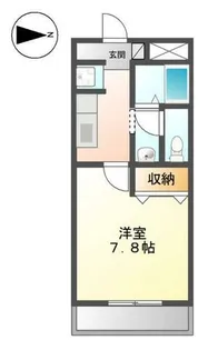 コンフォール深田【2階】の間取り