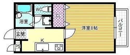 ウッドファイブⅠ【1階】の間取り