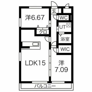 GRANDUKE鶴舞【3階】の間取り