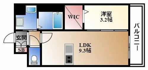 プレサンスNAGOYA覚王山【7階】の間取り