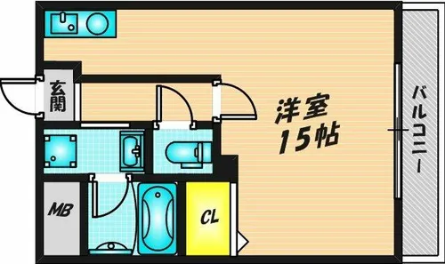 ブランチ613【201号室】の間取り