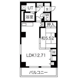 レジデンスカープ札幌【11階】の間取り