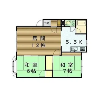 セトルA【202号室】の間取り