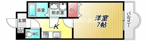 ルミエール八尾駅前【3階】の間取り