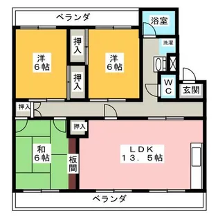 サンピュアトミタ【2階】の間取り